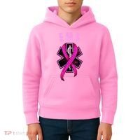 EMS For A Cure Breast Cancer Awareness Kids Hoodie thumb 4