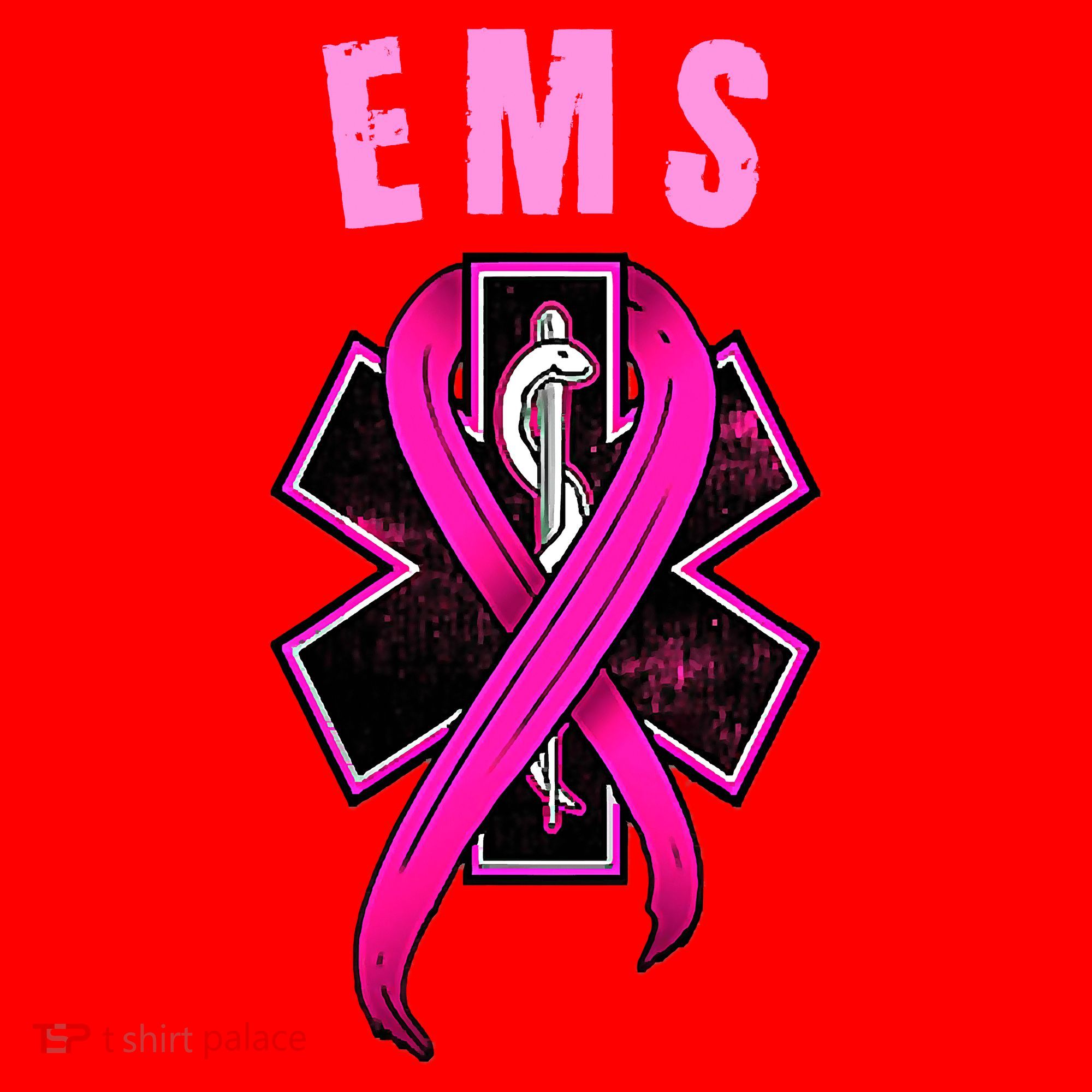 EMS For A Cure Breast Cancer Awareness Santa Hat