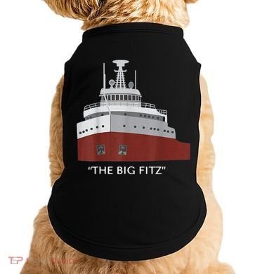 Edmund Fitzgerald Big Fitz Nautical Doggie Tank