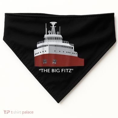Edmund Fitzgerald Big Fitz Nautical USA-Made Doggie Bandana