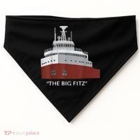 Edmund Fitzgerald Big Fitz Nautical USA-Made Doggie Bandana thumb 0