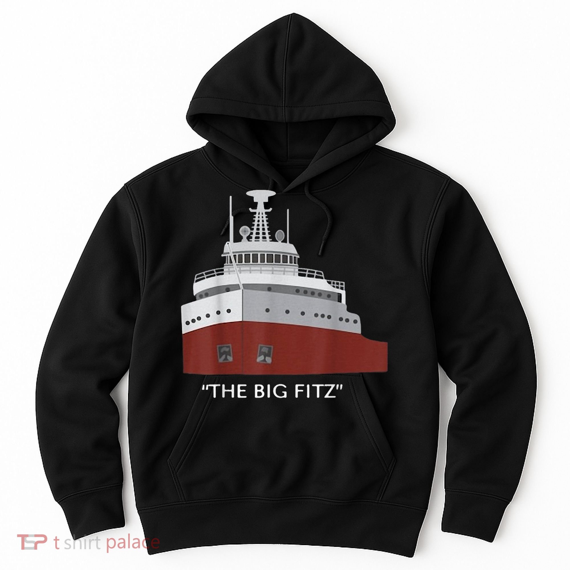 Edmund Fitzgerald Big Fitz Nautical Hoodie