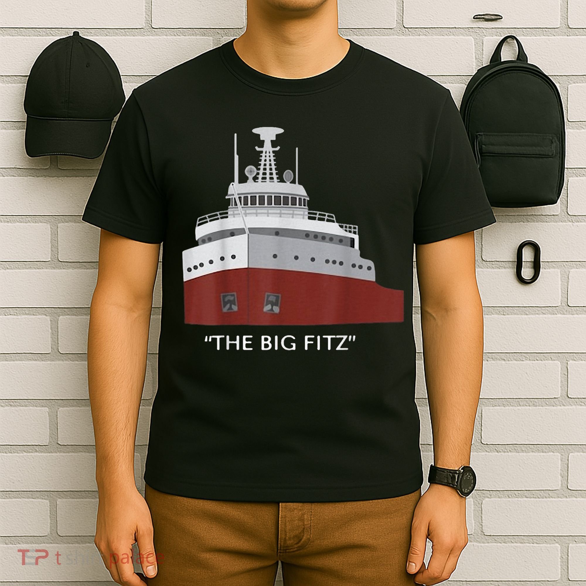 Edmund Fitzgerald Big Fitz Nautical T-Shirt