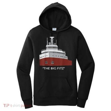 Edmund Fitzgerald Big Fitz Nautical Women's Hoodie