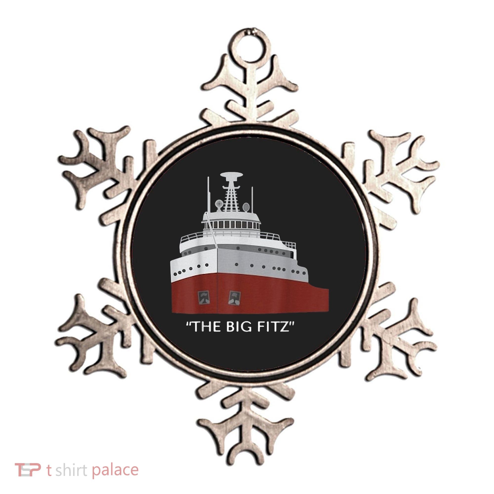 Edmund Fitzgerald Big Fitz Nautical Ornament