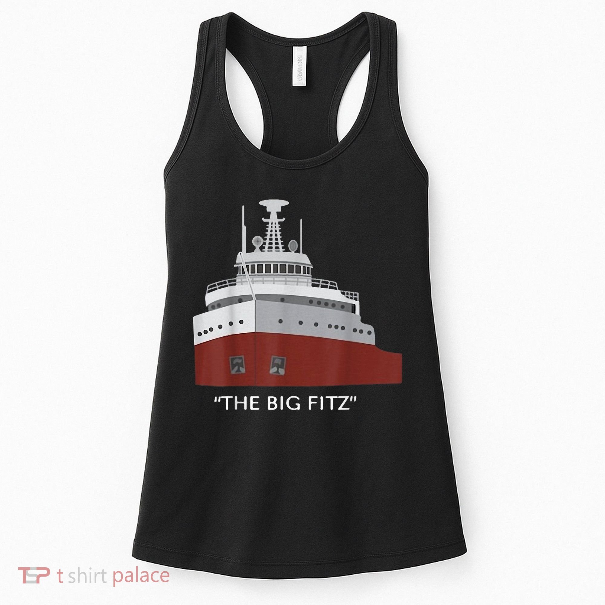 Edmund Fitzgerald Big Fitz Nautical Women's Tank Top