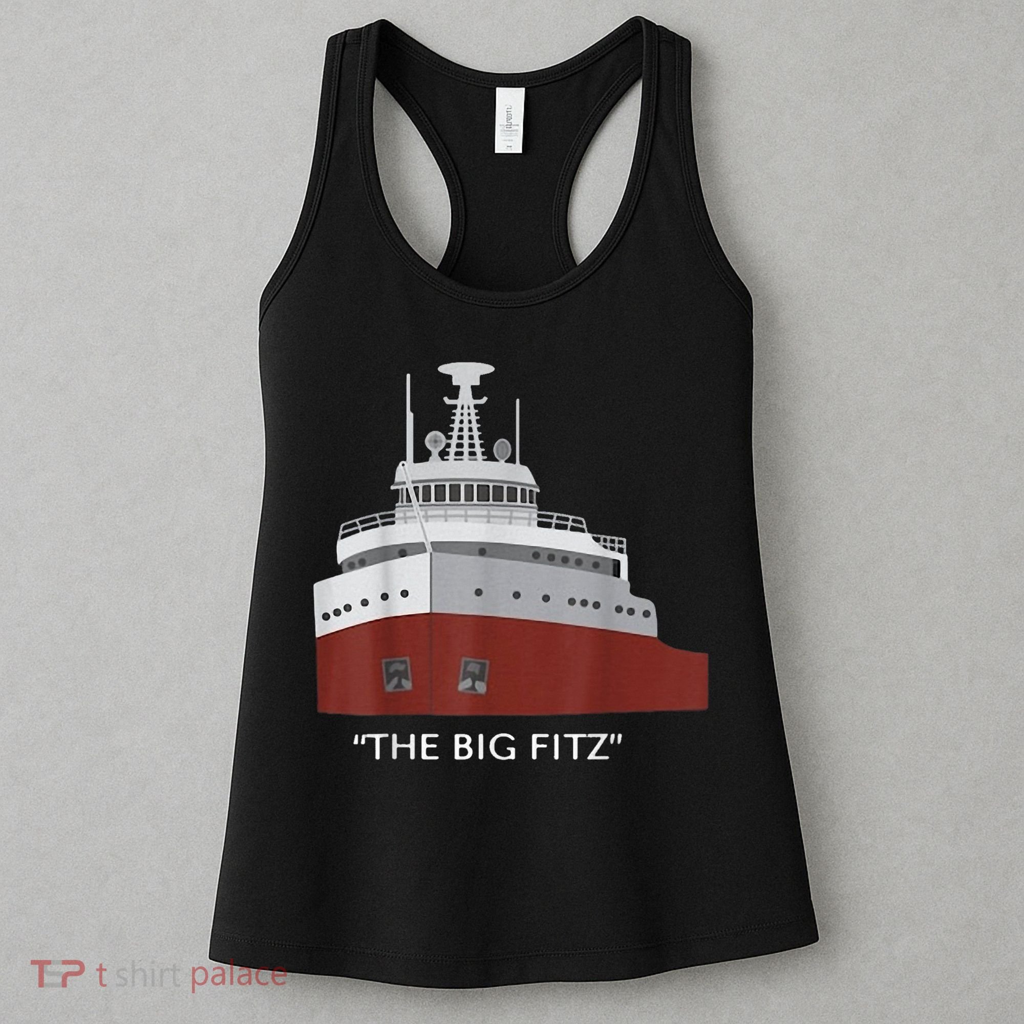Edmund Fitzgerald Big Fitz Nautical Women's Tank Top