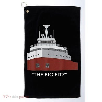 Edmund Fitzgerald Big Fitz Nautical Golf Towel
