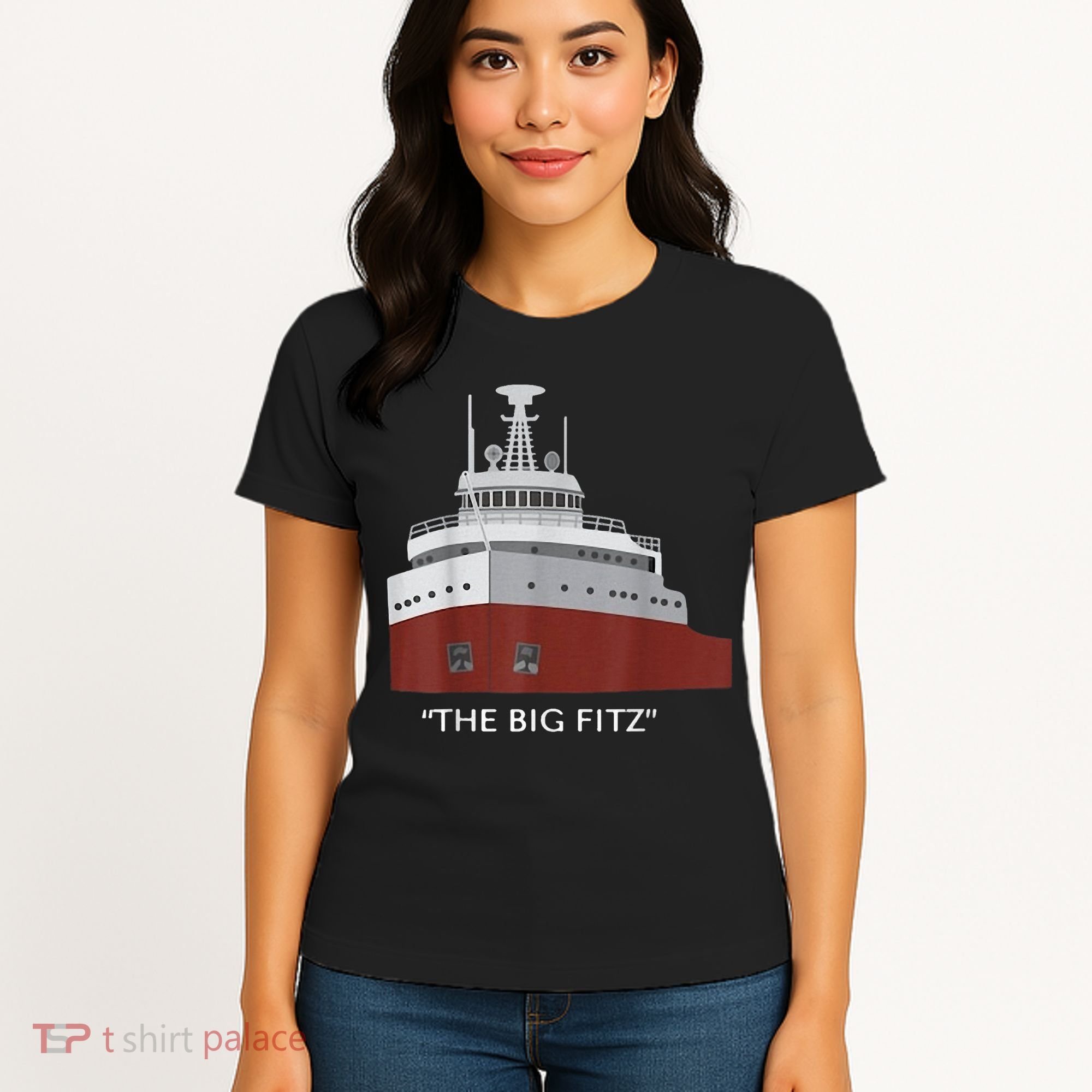 Edmund Fitzgerald Big Fitz Nautical Women's T-Shirt