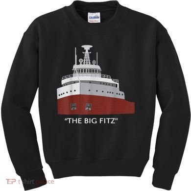 Edmund Fitzgerald Big Fitz Nautical Kids Sweatshirt