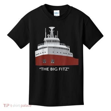Edmund Fitzgerald Big Fitz Nautical Kids T-Shirt