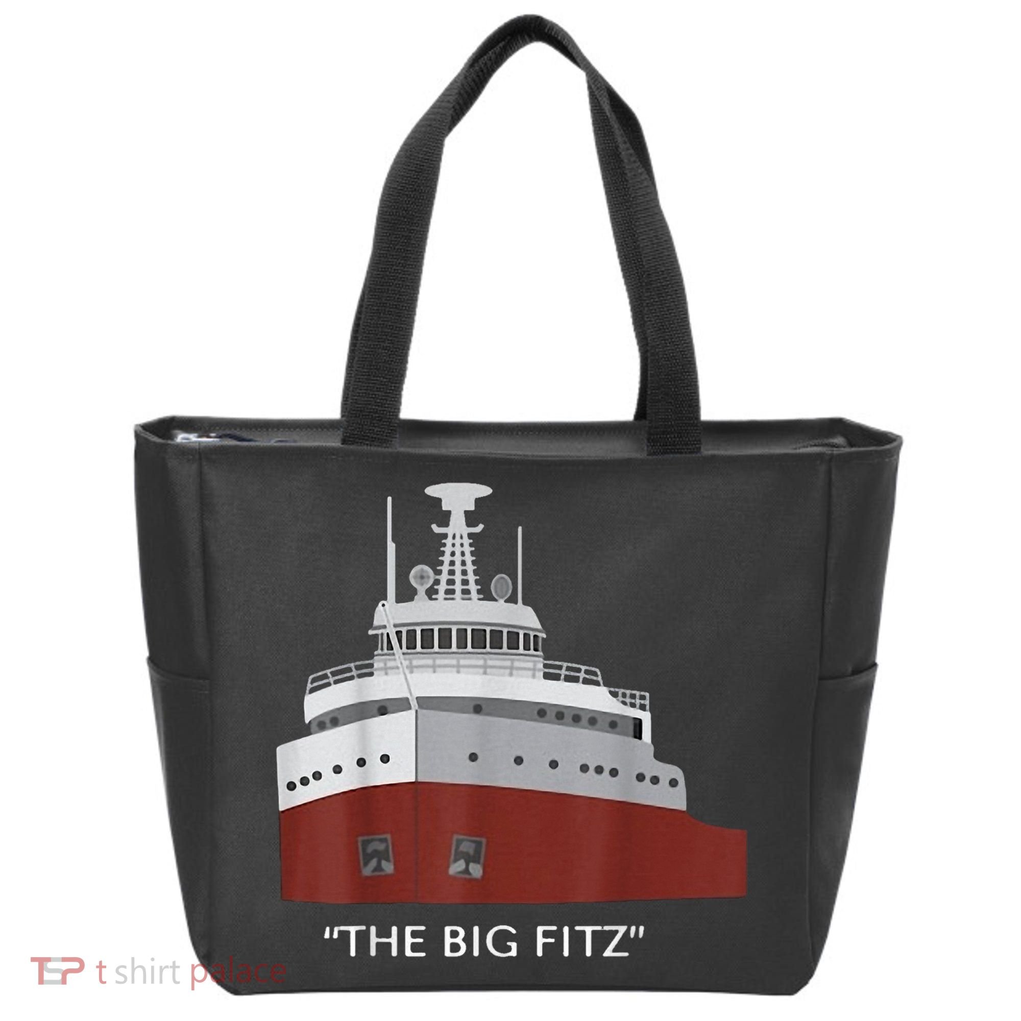 Edmund Fitzgerald Big Fitz Nautical Tote Bag