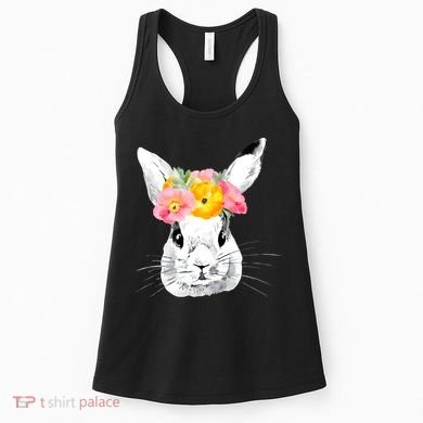 Easter Female Bunny Holiday Women's Tank Top