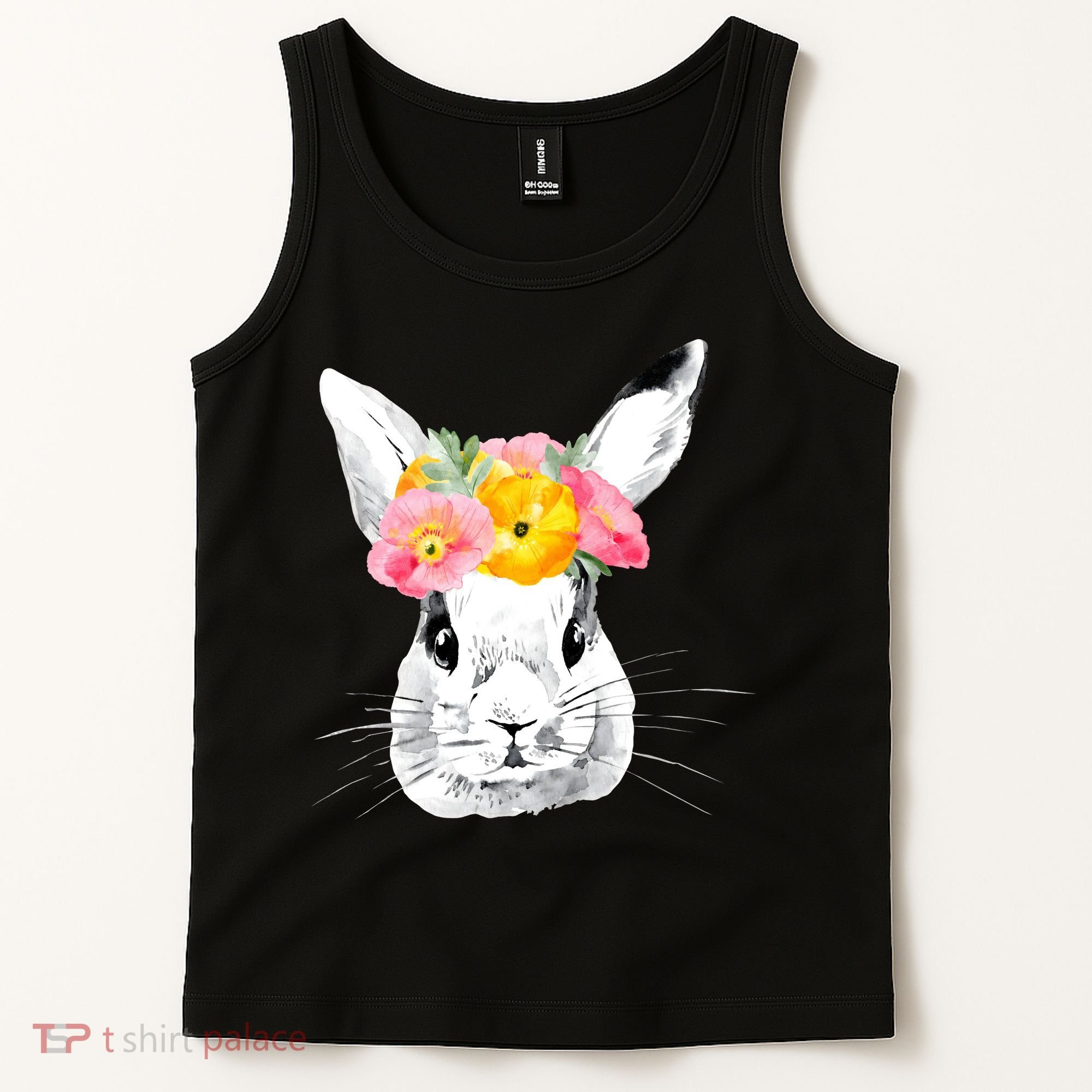 Easter Female Bunny Holiday Tank Top