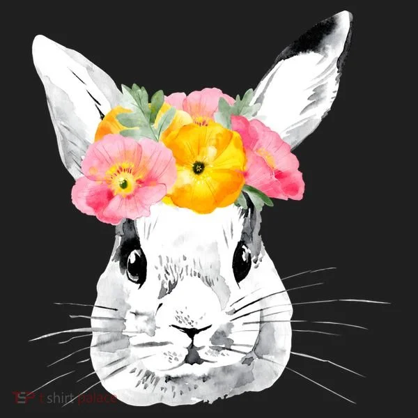 Easter Female Bunny Holiday Golf Towel