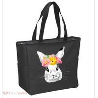 Easter Female Bunny Holiday Tote Bag thumb 2