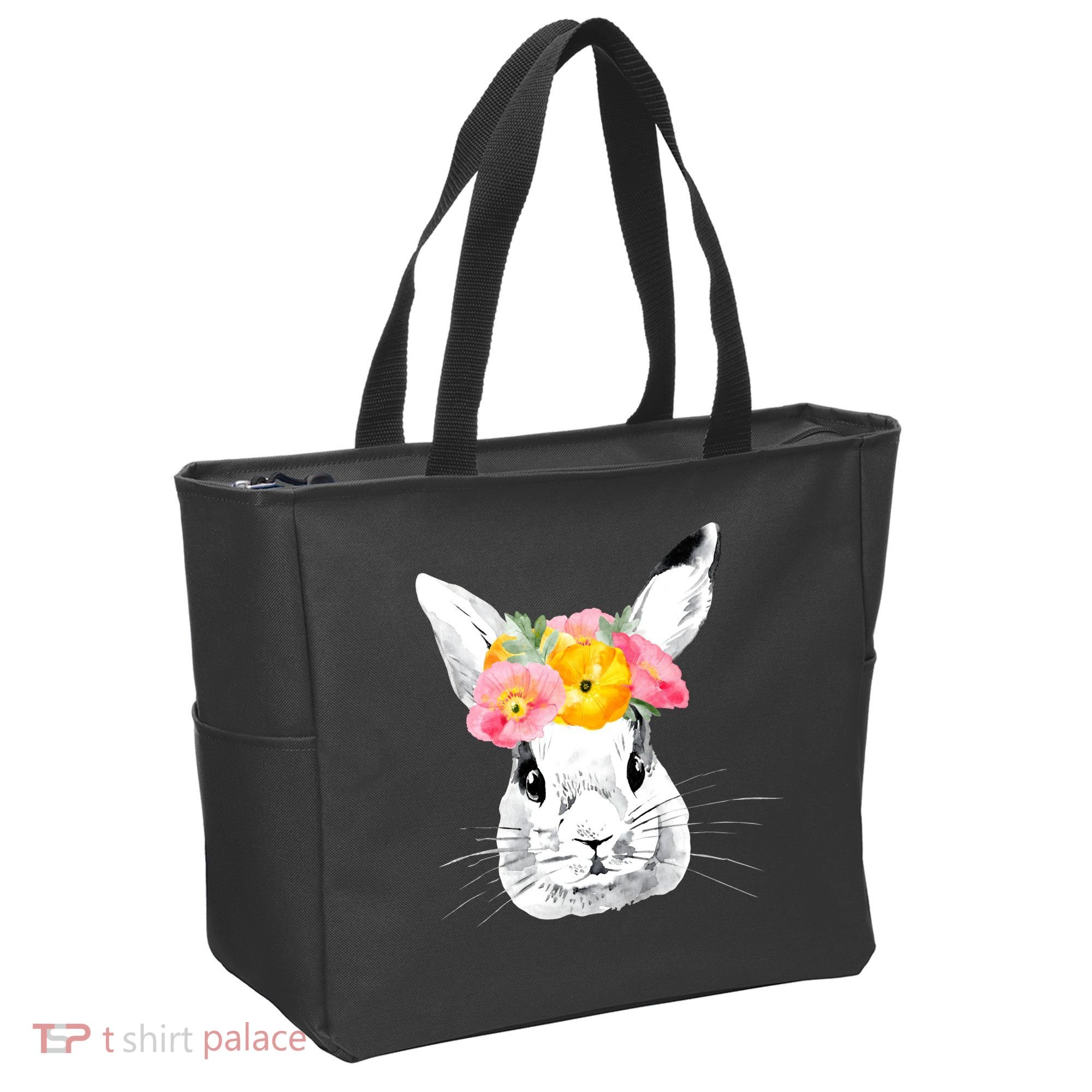 Easter Female Bunny Holiday Tote Bag