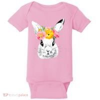 Easter Female Bunny Holiday Baby Bodysuit thumb 0