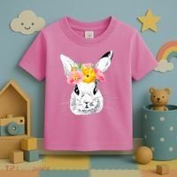 Easter Female Bunny Holiday Toddler T-Shirt thumb 3