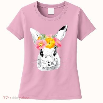 Easter Female Bunny Holiday Women's T-Shirt
