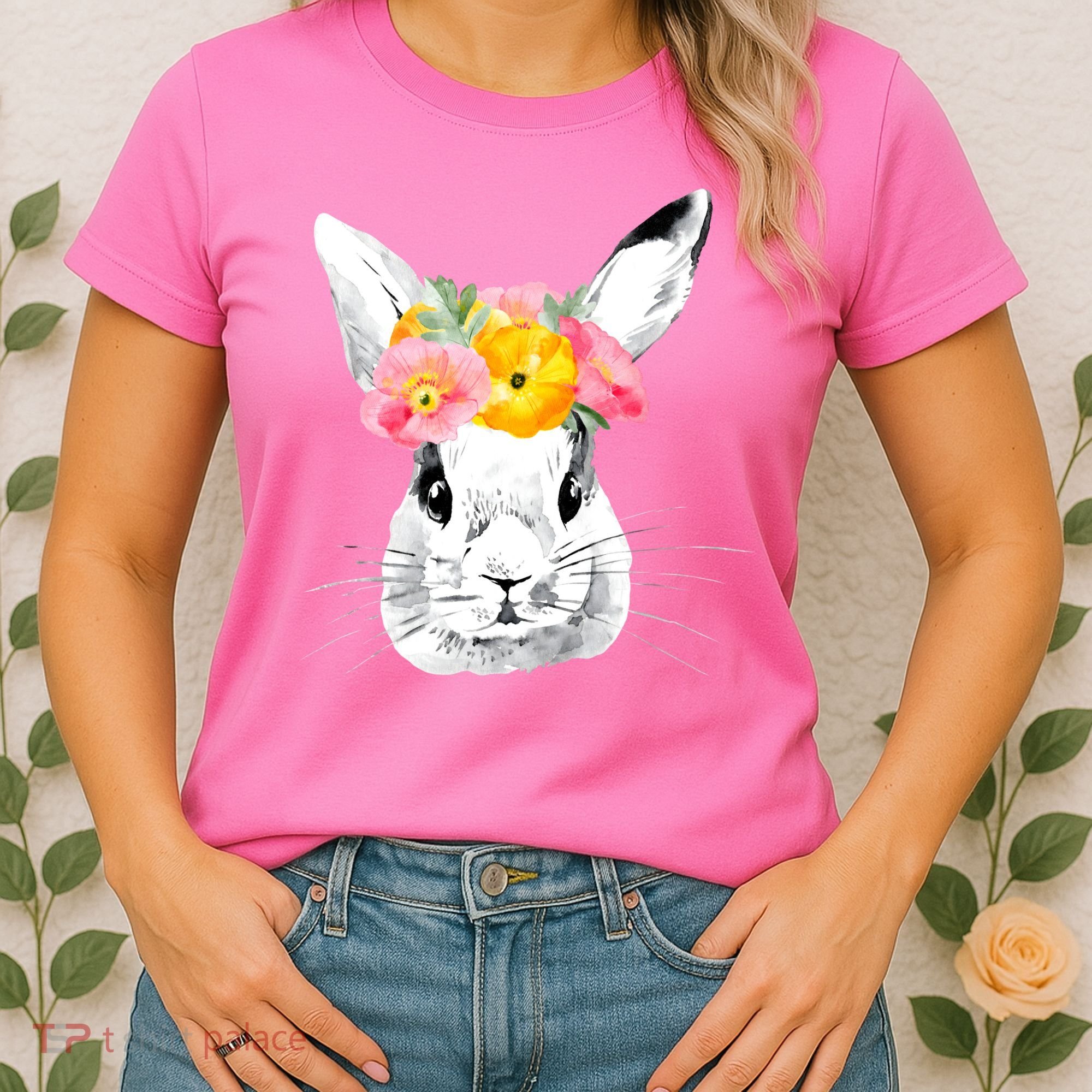 Easter Female Bunny Holiday Women's T-Shirt