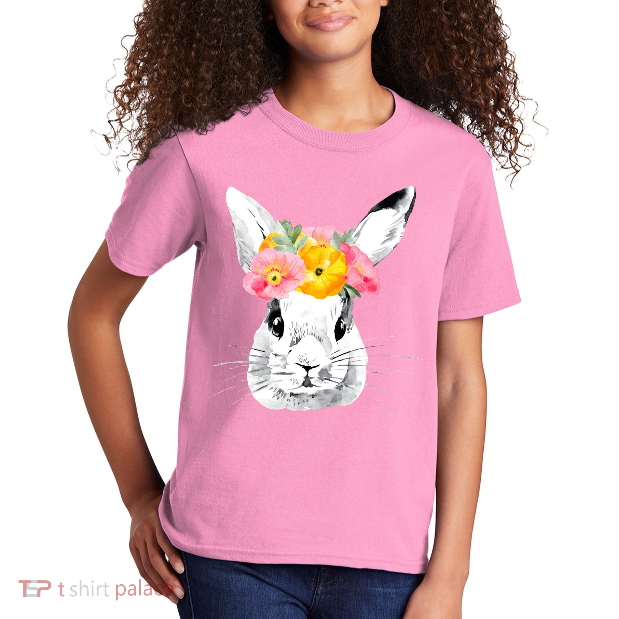 Easter Female Bunny Holiday Kids T-Shirt