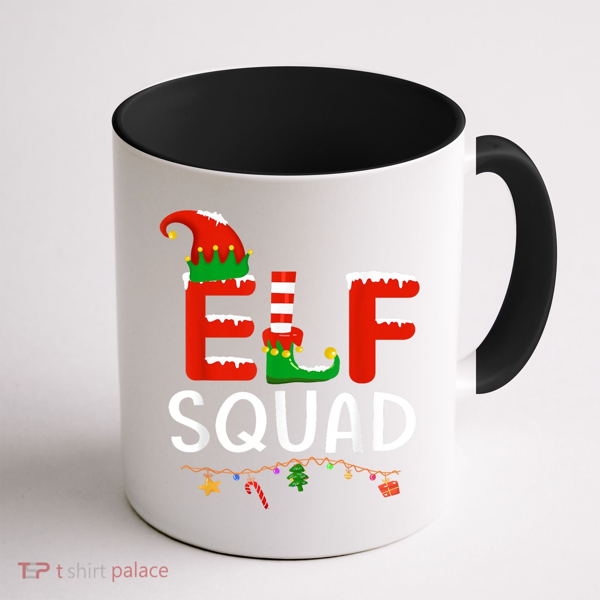 Elf Family Christmas Matching Pajamas XMas Elf Squad Coffee Mug