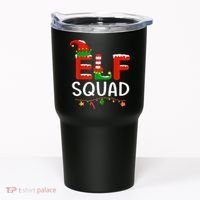 Elf Family Christmas Matching Pajamas XMas Elf Squad Tumbler thumb 0