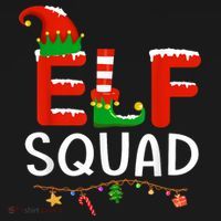 Elf Family Christmas Matching Pajamas XMas Elf Squad Tank Top thumb 6