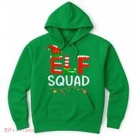 Elf Family Christmas Matching Pajamas XMas Elf Squad Hoodie thumb 0