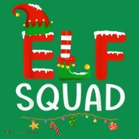 Elf Family Christmas Matching Pajamas XMas Elf Squad Mousepad thumb 1