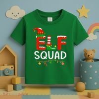 Elf Family Christmas Matching Pajamas XMas Elf Squad Toddler T-Shirt thumb 3
