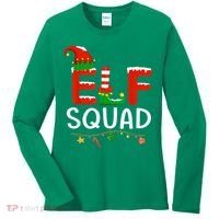 Elf Family Christmas Matching Pajamas XMas Elf Squad Women's Long Sleeve Shirt thumb 0