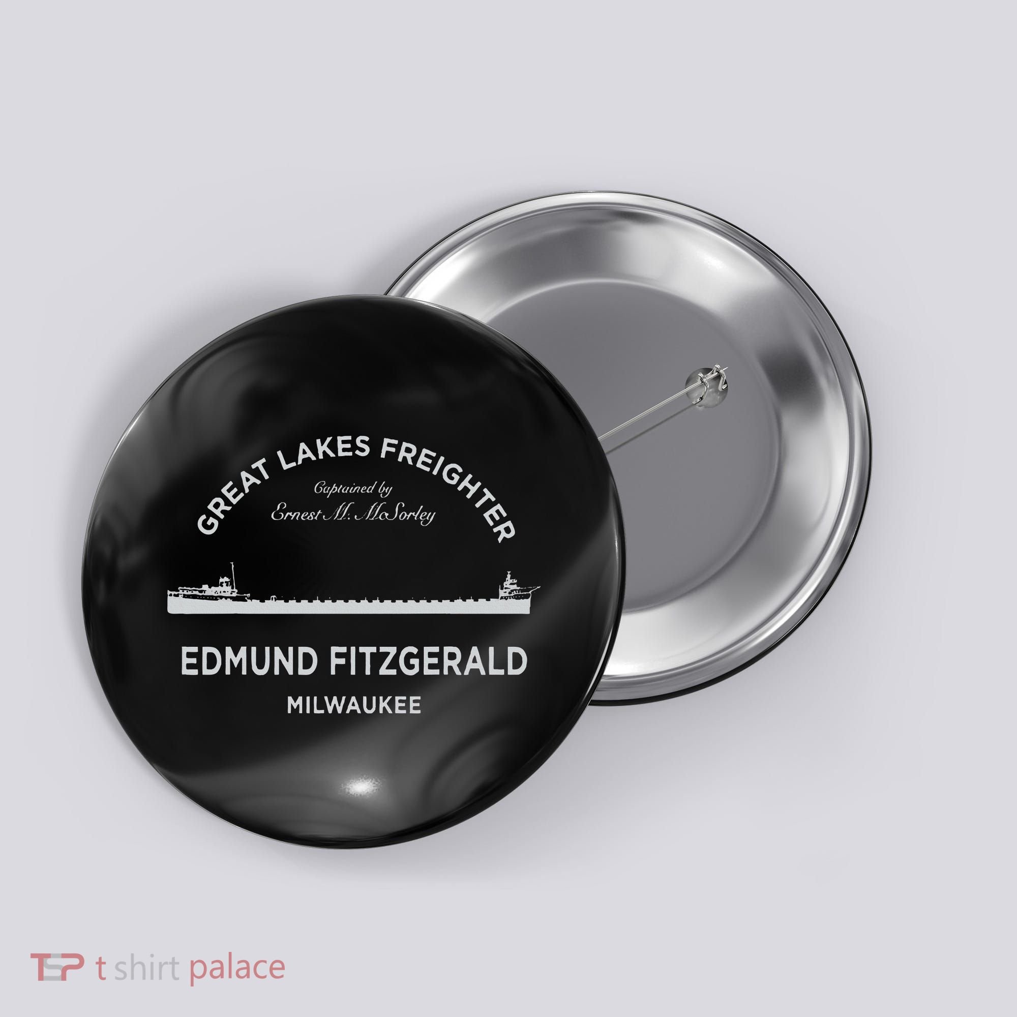 Edmund Fitzgerald Crew Button