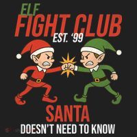Elf Fight Club Women's Sweatshirt thumb 2