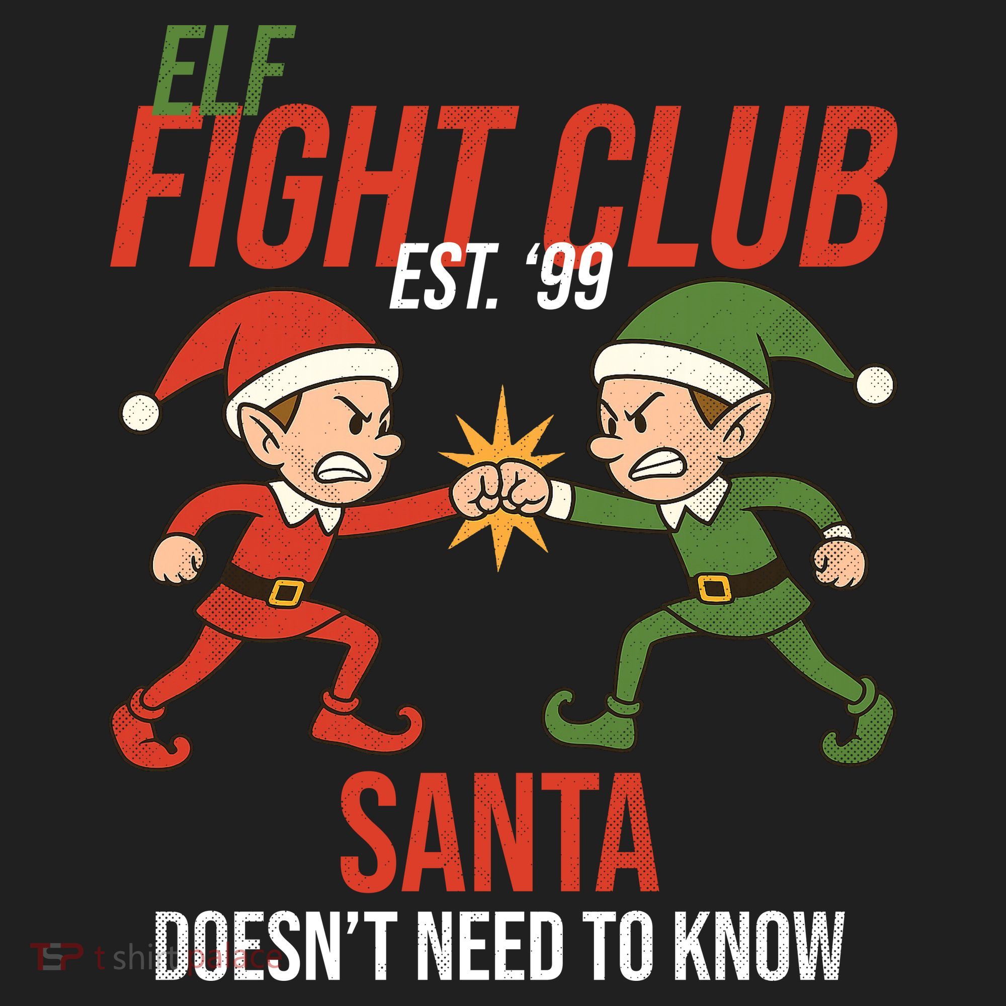 Elf Fight Club Women's Sweatshirt