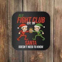 Elf Fight Club Coaster thumb 0