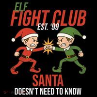 Elf Fight Club Coaster thumb 2