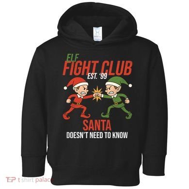 Elf Fight Club Toddler Hoodie