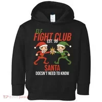 Elf Fight Club Toddler Hoodie thumb 0