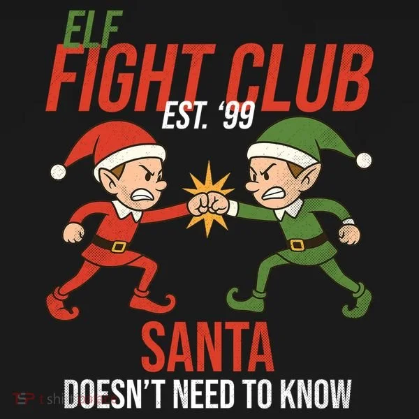 Elf Fight Club Toddler Hoodie