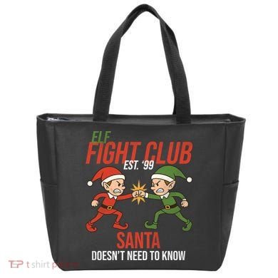 Elf Fight Club Tote Bag