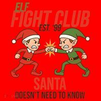 Elf Fight Club Santa Hat thumb 1