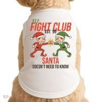 Elf Fight Club Doggie Tank thumb 0