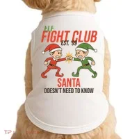 Elf Fight Club Doggie Tank thumb 0