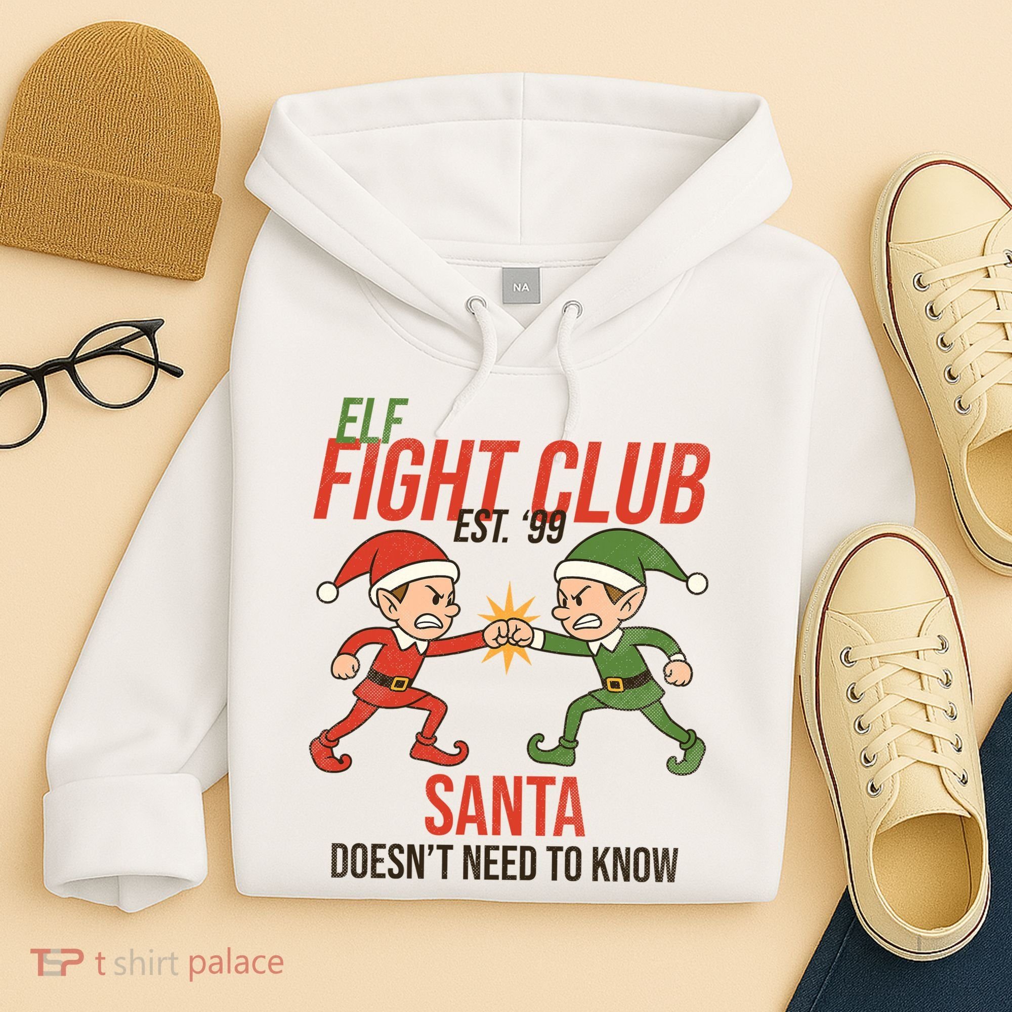 Elf Fight Club Hoodie