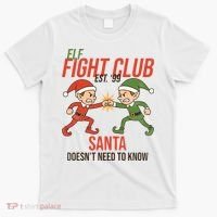 Elf Fight Club T-Shirt thumb 0