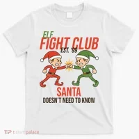 Elf Fight Club T-Shirt thumb 0
