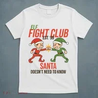 Elf Fight Club T-Shirt thumb 5