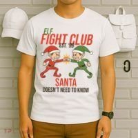 Elf Fight Club T-Shirt thumb 6